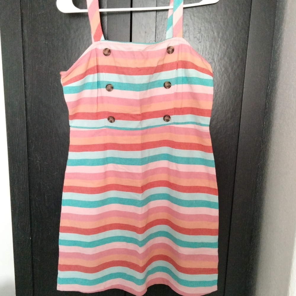 Derek heart striped dress